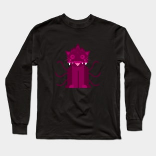 monster cute doodle C.A.T Long Sleeve T-Shirt